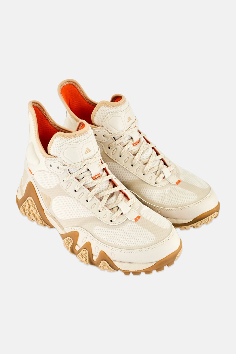 Kids Boy Adicross Hi Medium Lace Up Golf Shoes, Beige