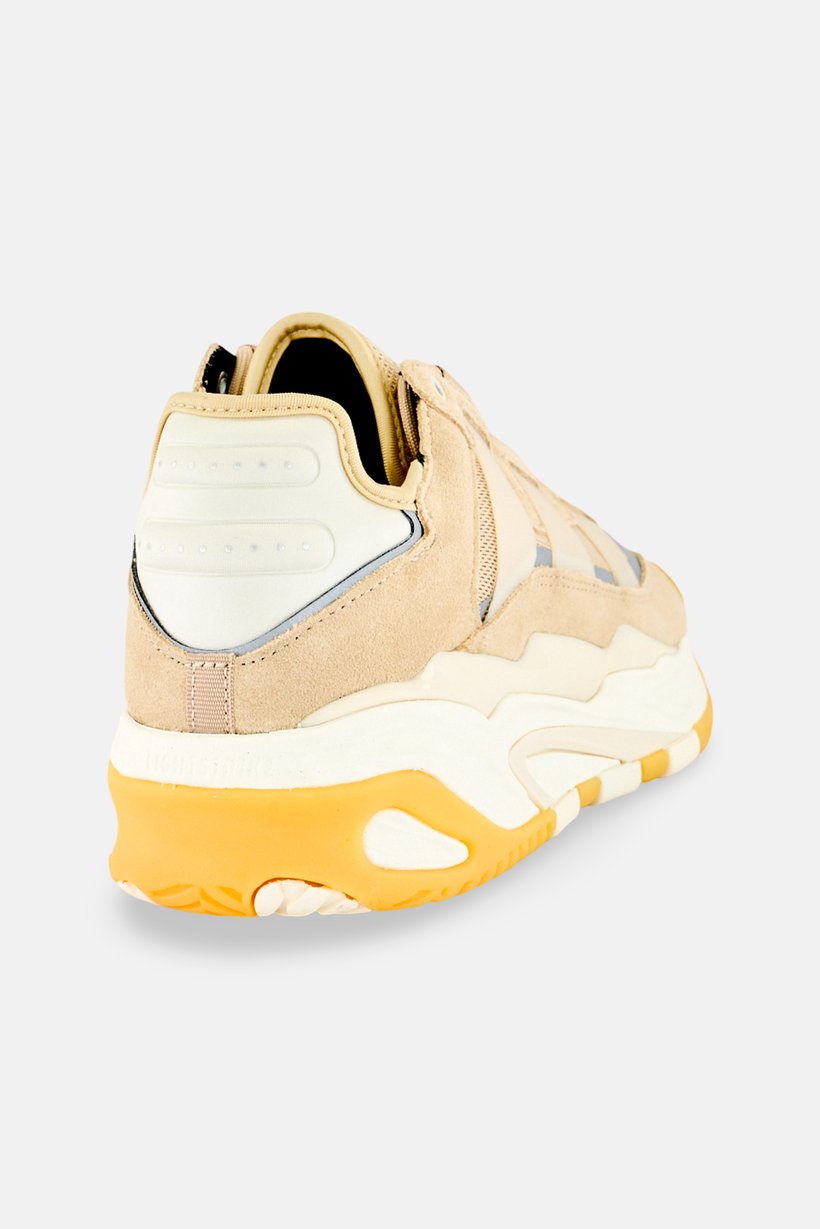 Men NITEBALL Lace Up Closure Outdoor Shoes, Dark Beige