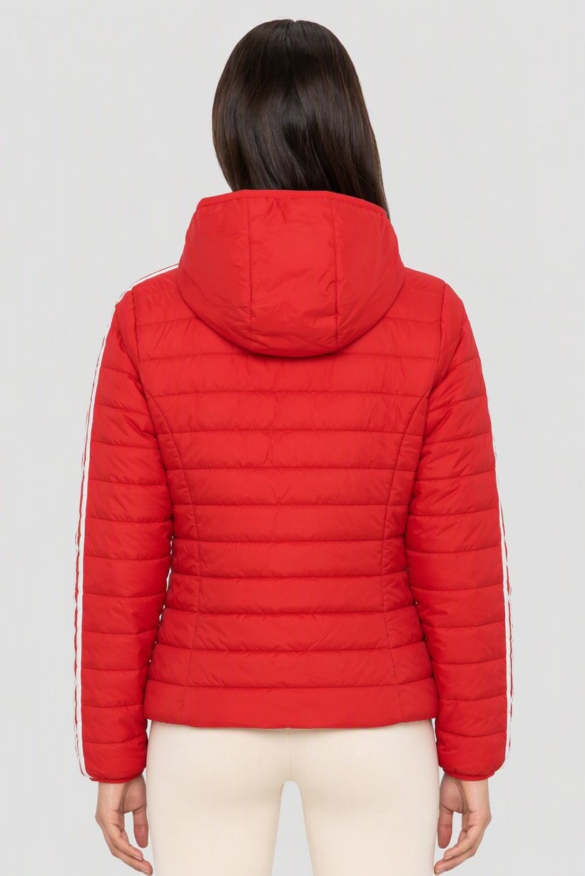 Women Sportswear Fit Long Sleeve Outdoor Jacket, Red