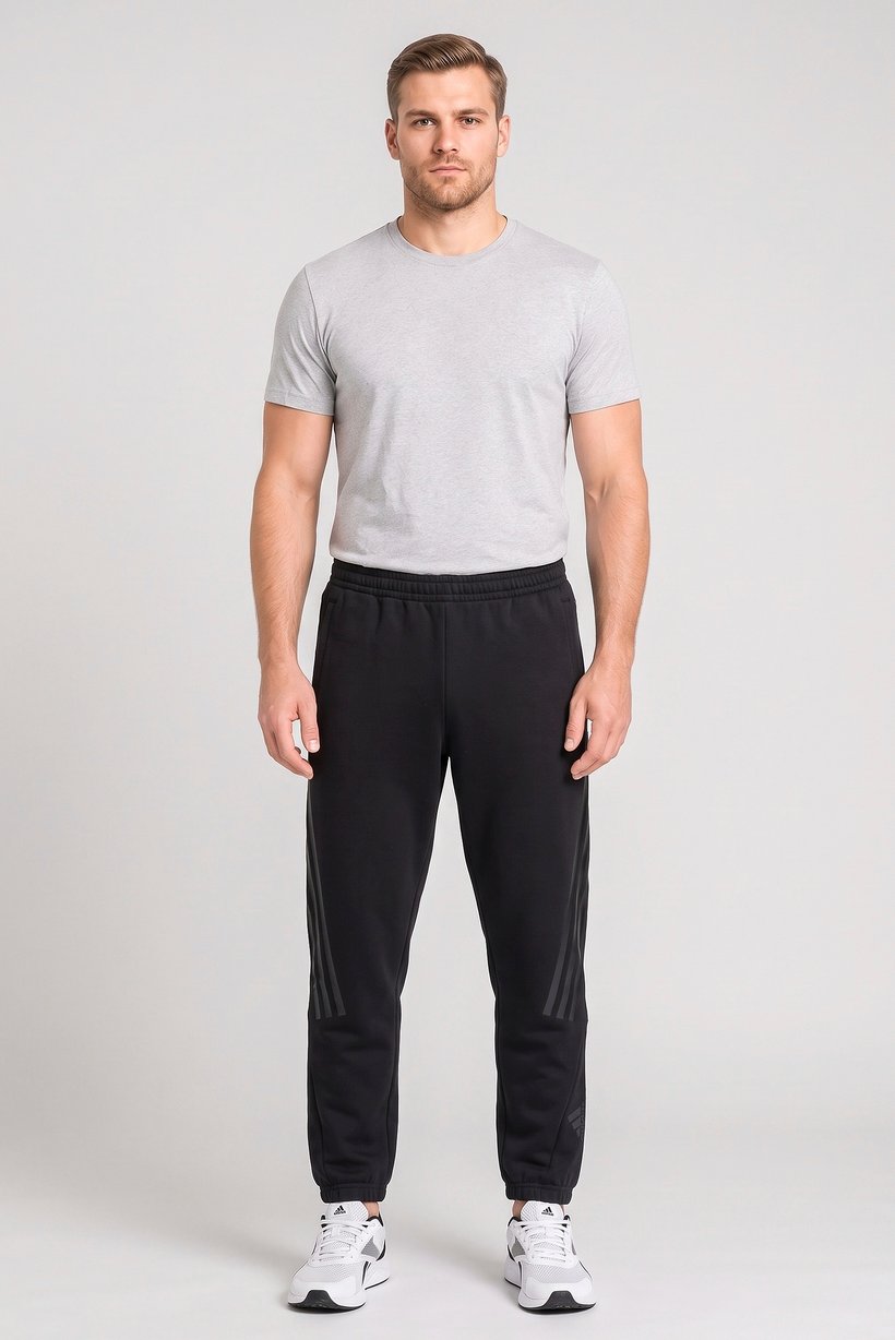 Men Slim Fit Outdoor Pants, Black