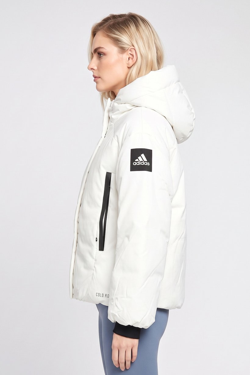 Women Sportswear Fit Long Sleeve Outdoor Jacket, White