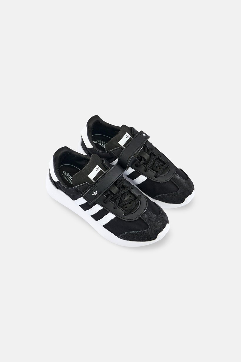 Kids Boy Country XLG Velcro Closure Outdoor Shoes, Black