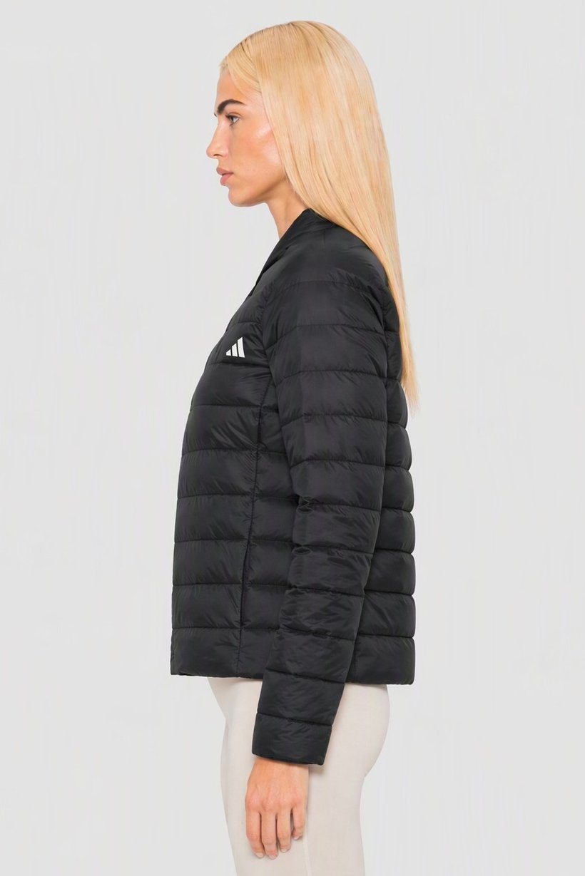 Women Brand Logo Outdoor Quilted Jacket, Black