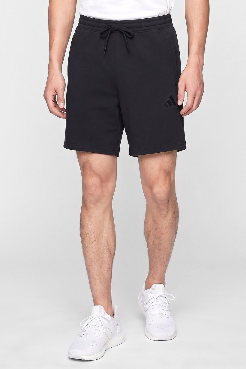 Men Sportswear Fit Outdoor Shorts, Black