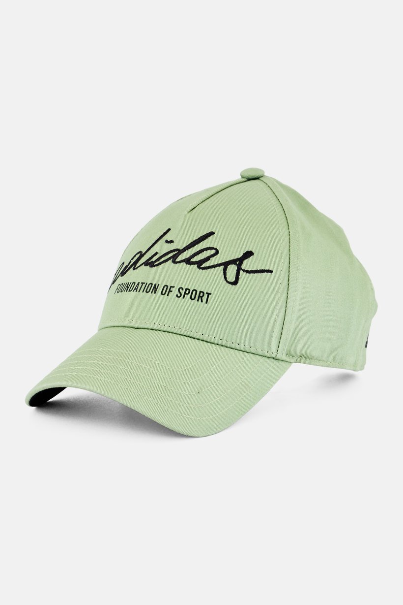 Kids Boy Embroidered Logo Snapback Cap, Sage