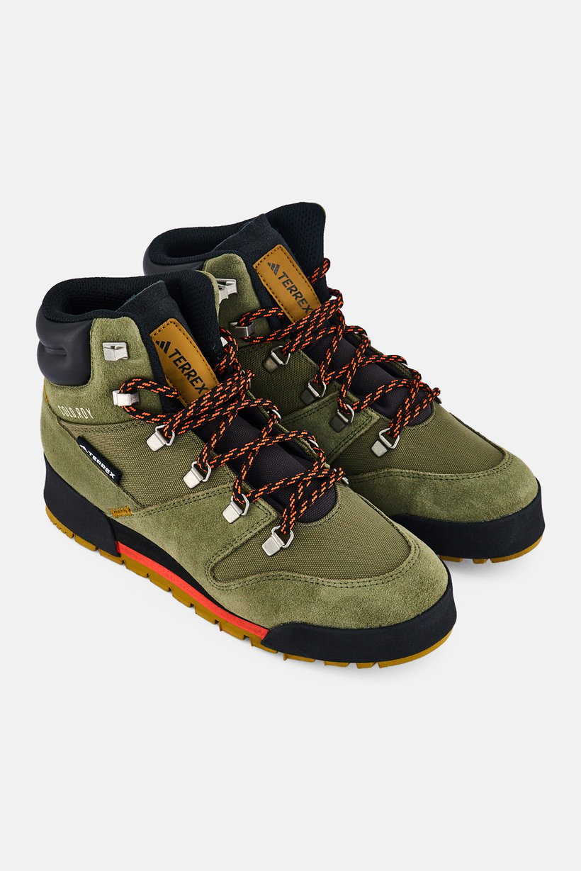 Adidas x Terrex Men Snowpitch Lace Up Hiking Shoes, Olive