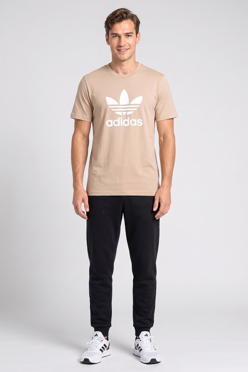 Men Sportswear Fit Short Sleeve Outdoor T-Shirt, Tan