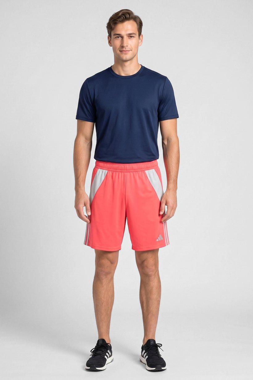 Men Sportswear Fit Goalkeeper Shorts, Fuchsia