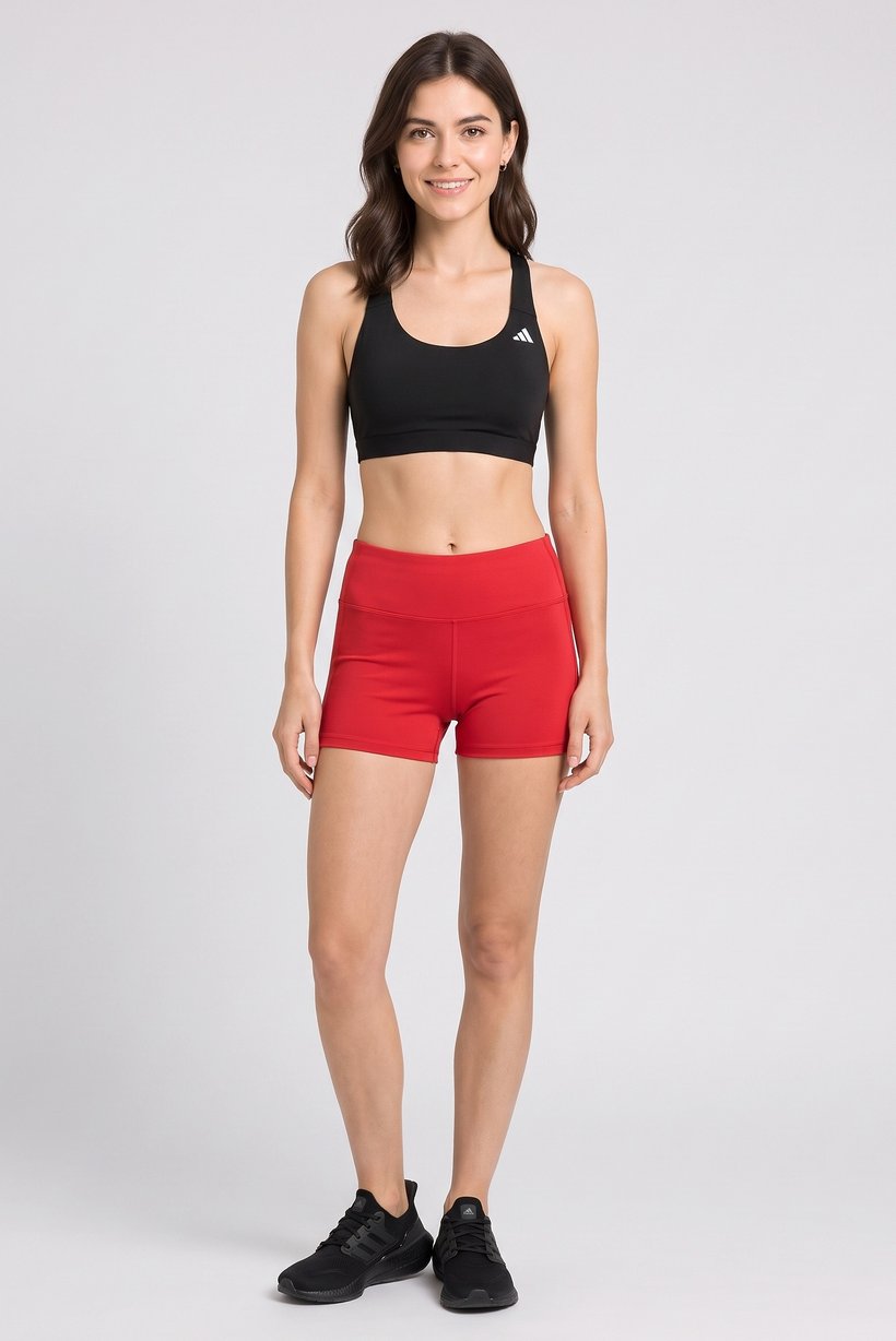 Women Brand Logo Lightly Padded Training Sports Bra, Black
