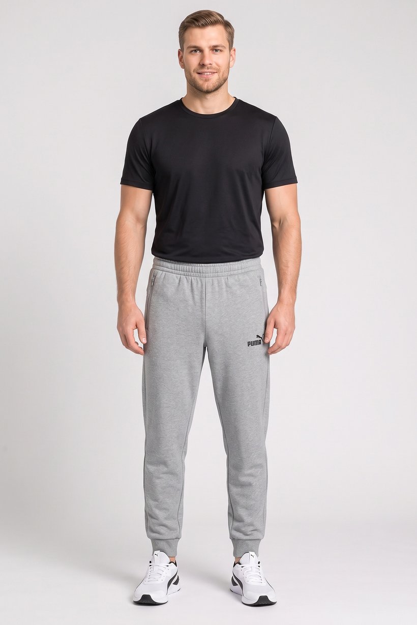 Men Sportswear Fit Outdoor Sweatpants, Grey
