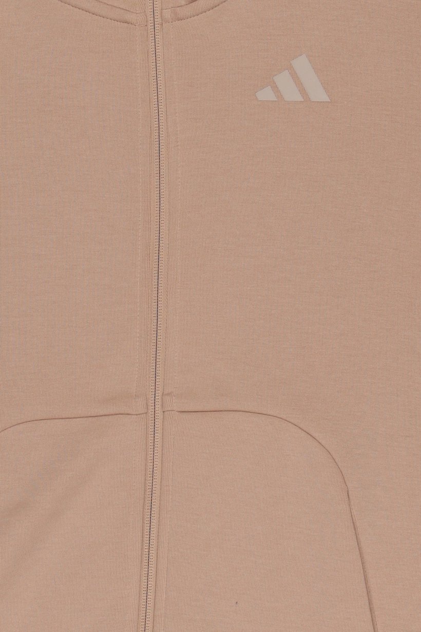 Women Sportswear Fit Long Sleeve Outdoor Hoodie, Tan