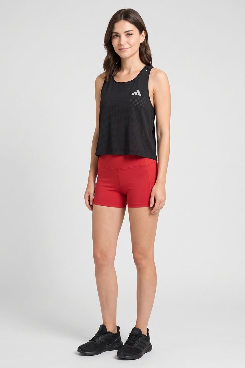 Women Sportswear Fit Sleeveless Training Crop Top, Black