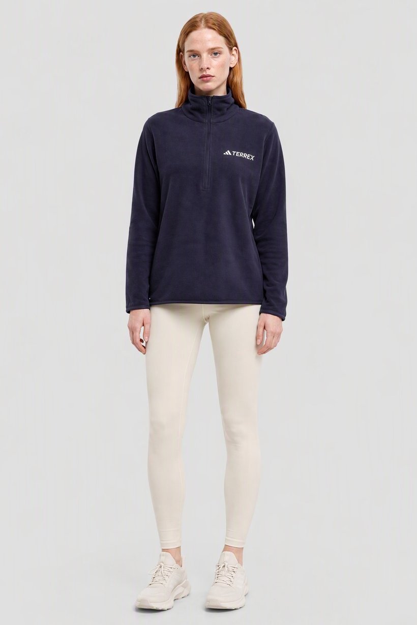 Adidas x Terrex Women Sportswear Fit Long Sleeve Outdoor Sweatshirt, Navy