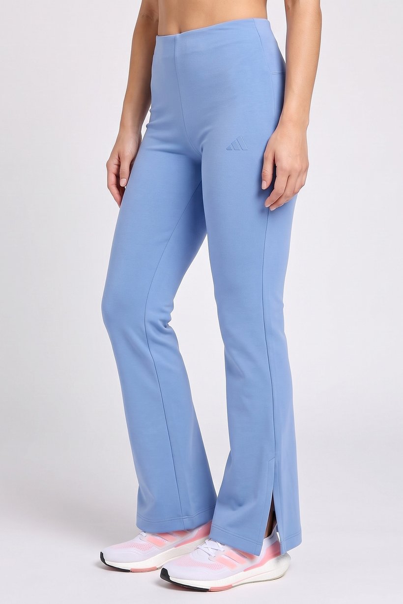 Women Sportswear Fit Wide Leg Outdoor Sweatpants, Blue