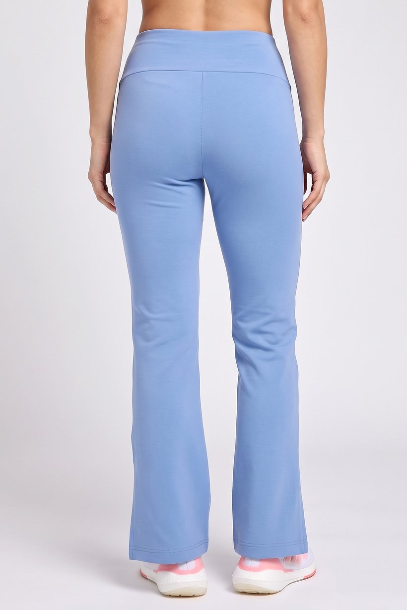 Women Sportswear Fit Wide Leg Outdoor Sweatpants, Blue