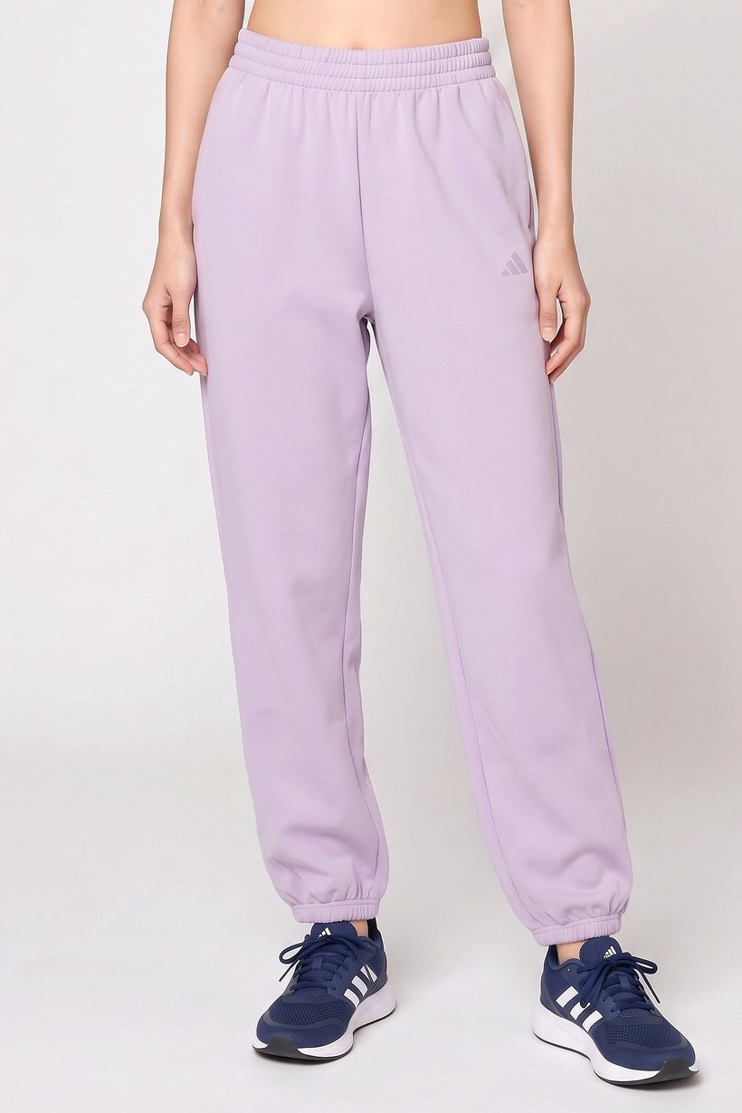 Women Sportswear Fit Outdoor Sweatpants, Light Purple