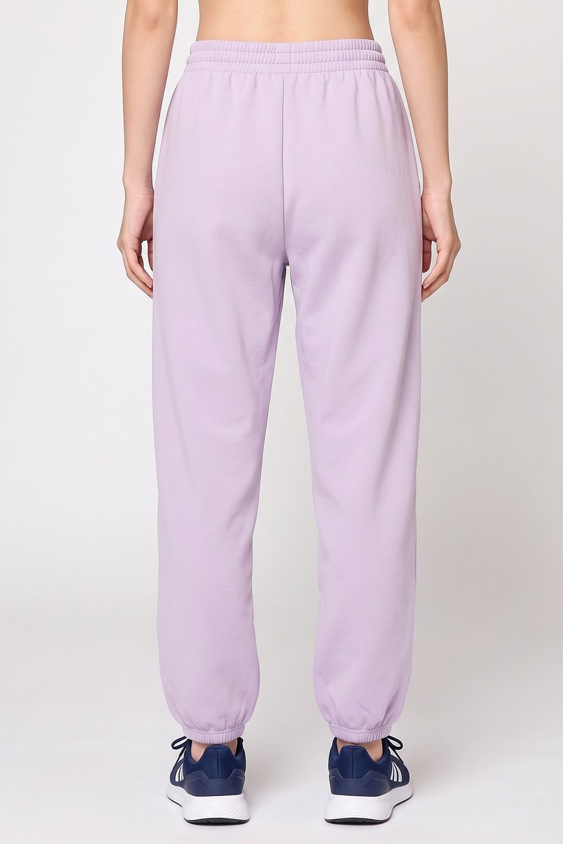Women Sportswear Fit Outdoor Sweatpants, Light Purple