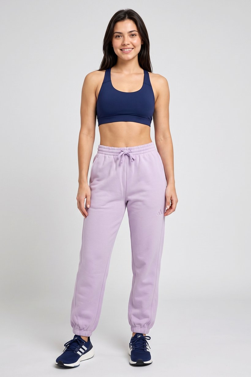Women Sportswear Fit Outdoor Sweatpants, Purple