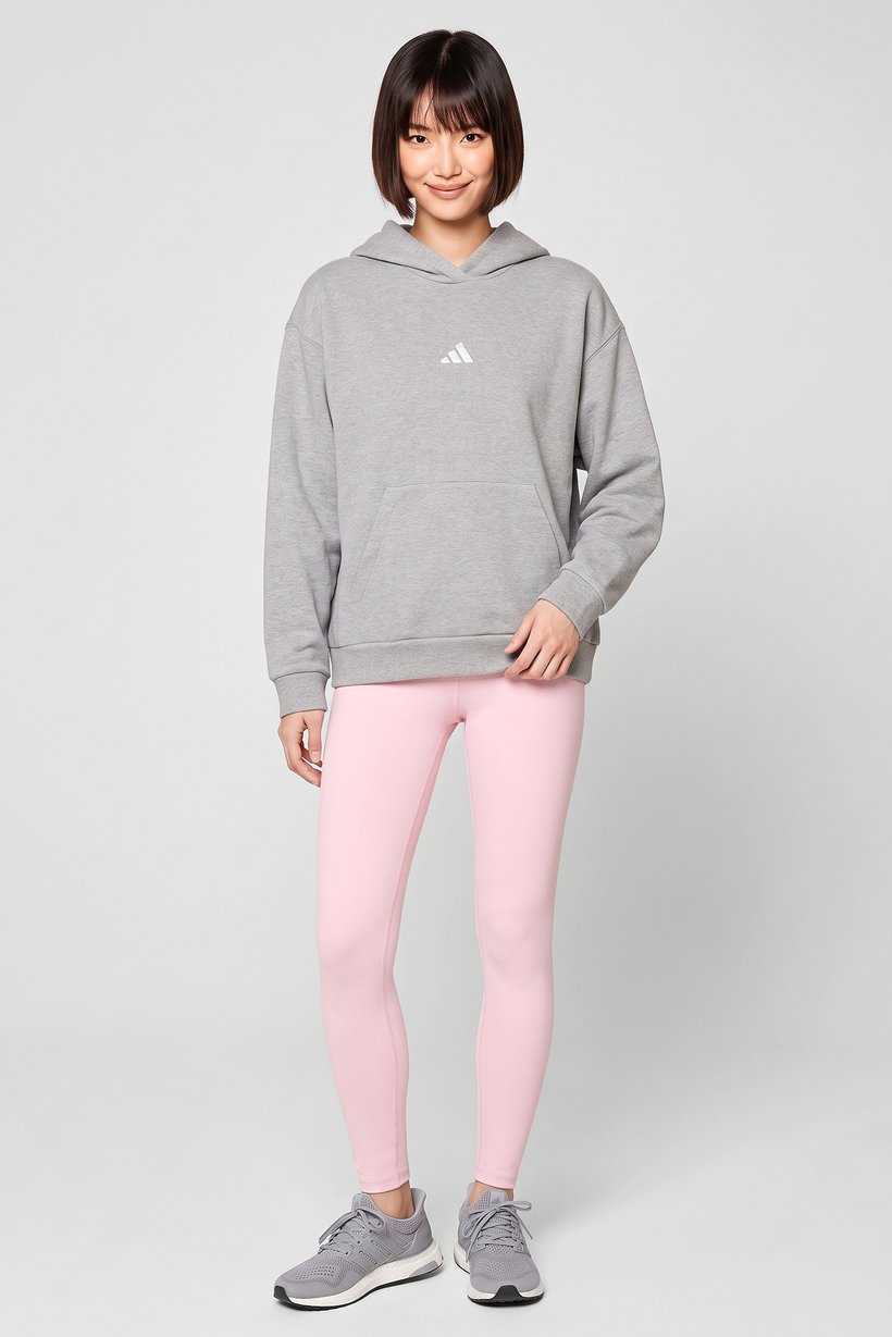 Women Sportswear Fit Long Sleeve Training Hoodie, Grey