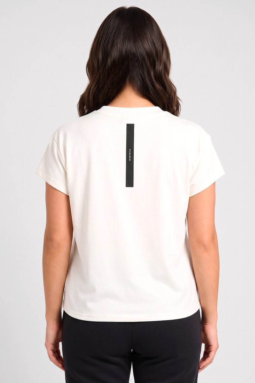 Women Sportswear Fit Short Sleeve Training T-Shirt, White