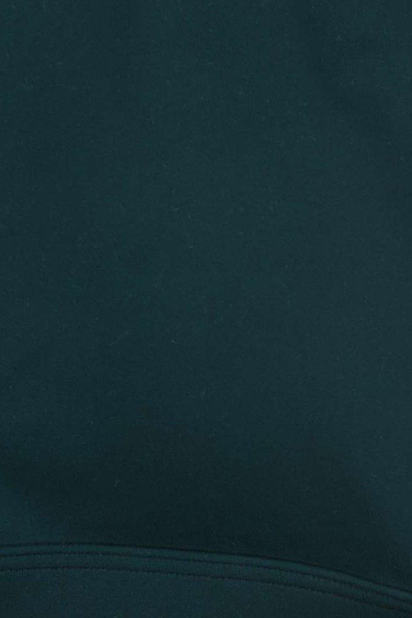 Women Brand Logo  Training Padded Sports Bra, Dark Green