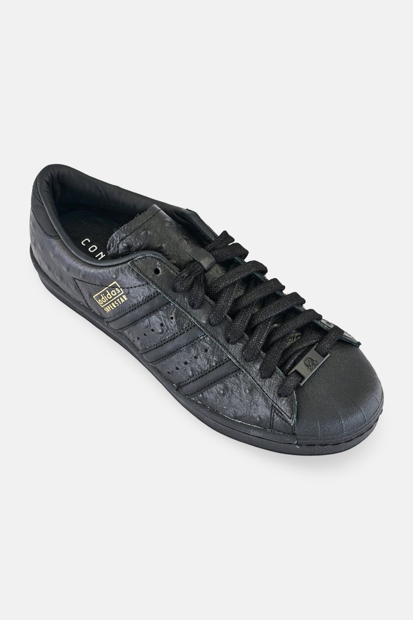 Consortium Men Superstar Footpatrol Lace Up Outdoor Shoes, Black