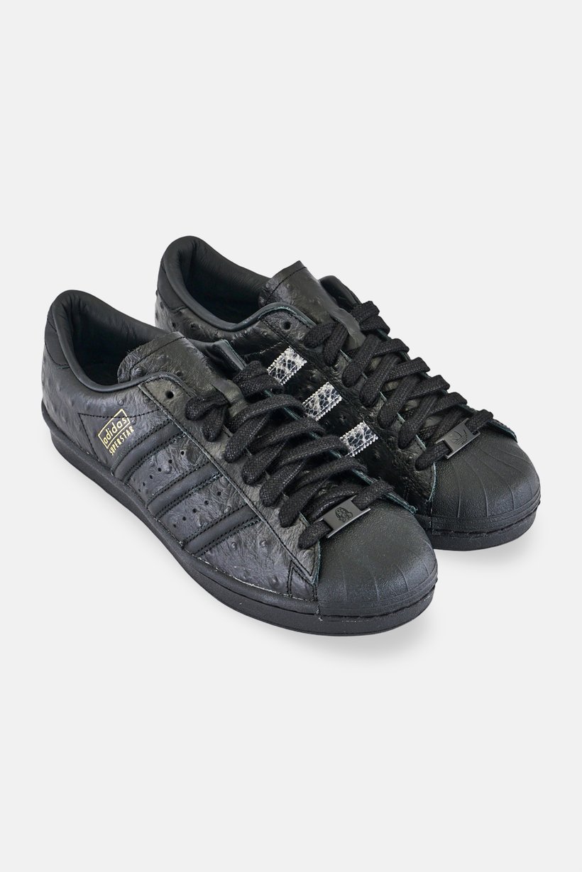 Consortium Men Superstar Footpatrol Lace Up Outdoor Shoes, Black