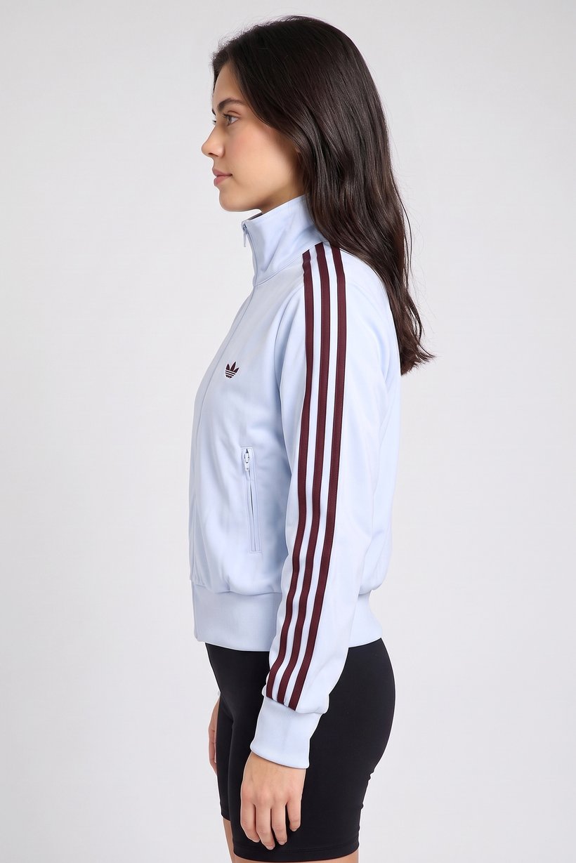 Women Sportswear Fit Long Sleeve Training Jacket, Light Blue