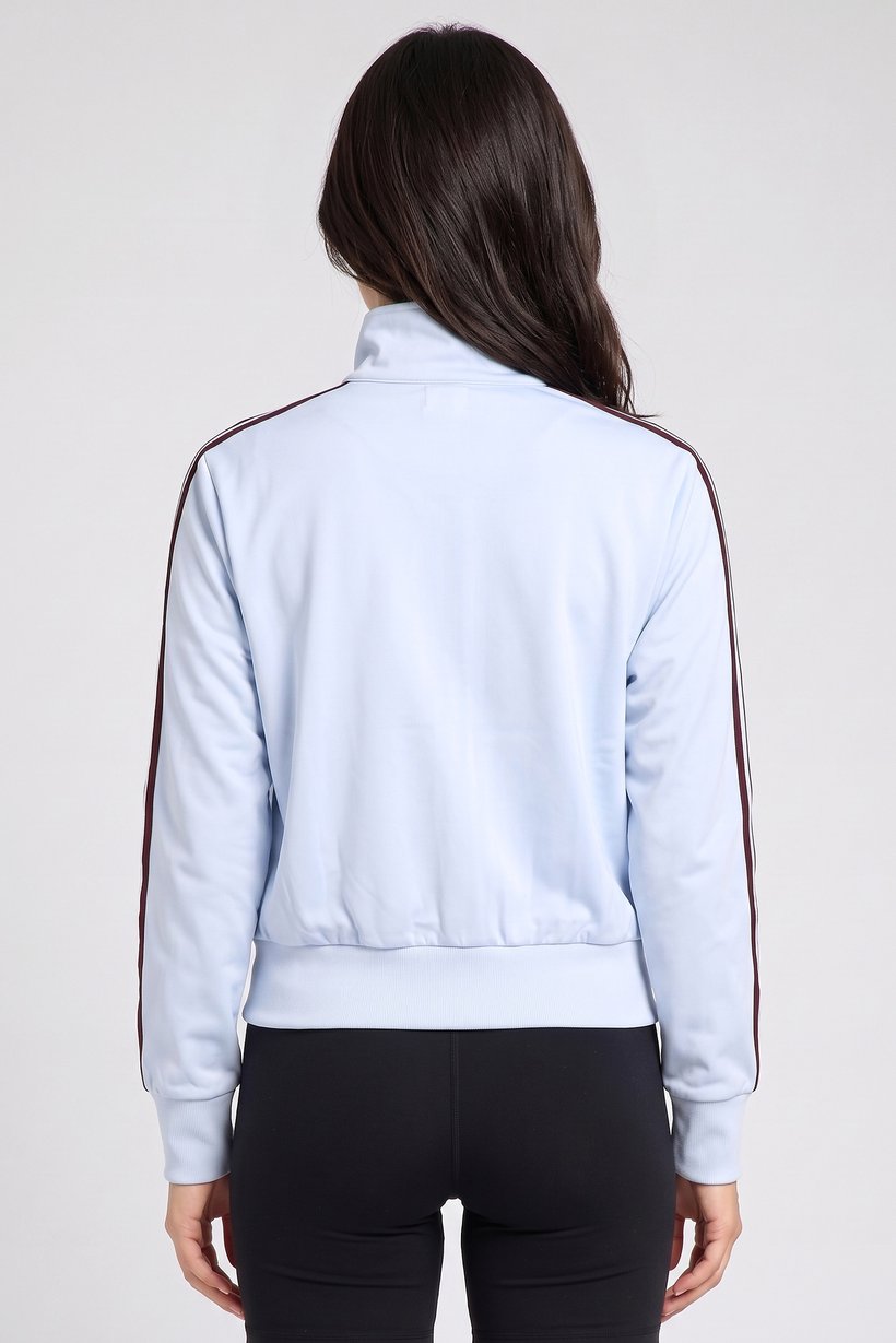 Women Sportswear Fit Long Sleeve Training Jacket, Light Blue