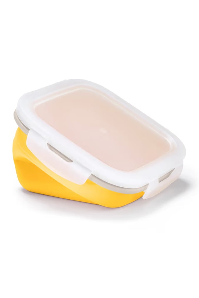 2 Foldable Food Storage Containers, Yellow
