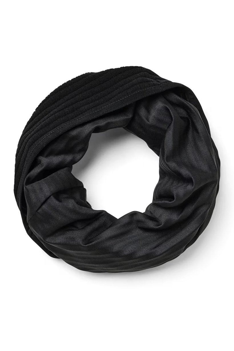 Women Solid Scarf, Black
