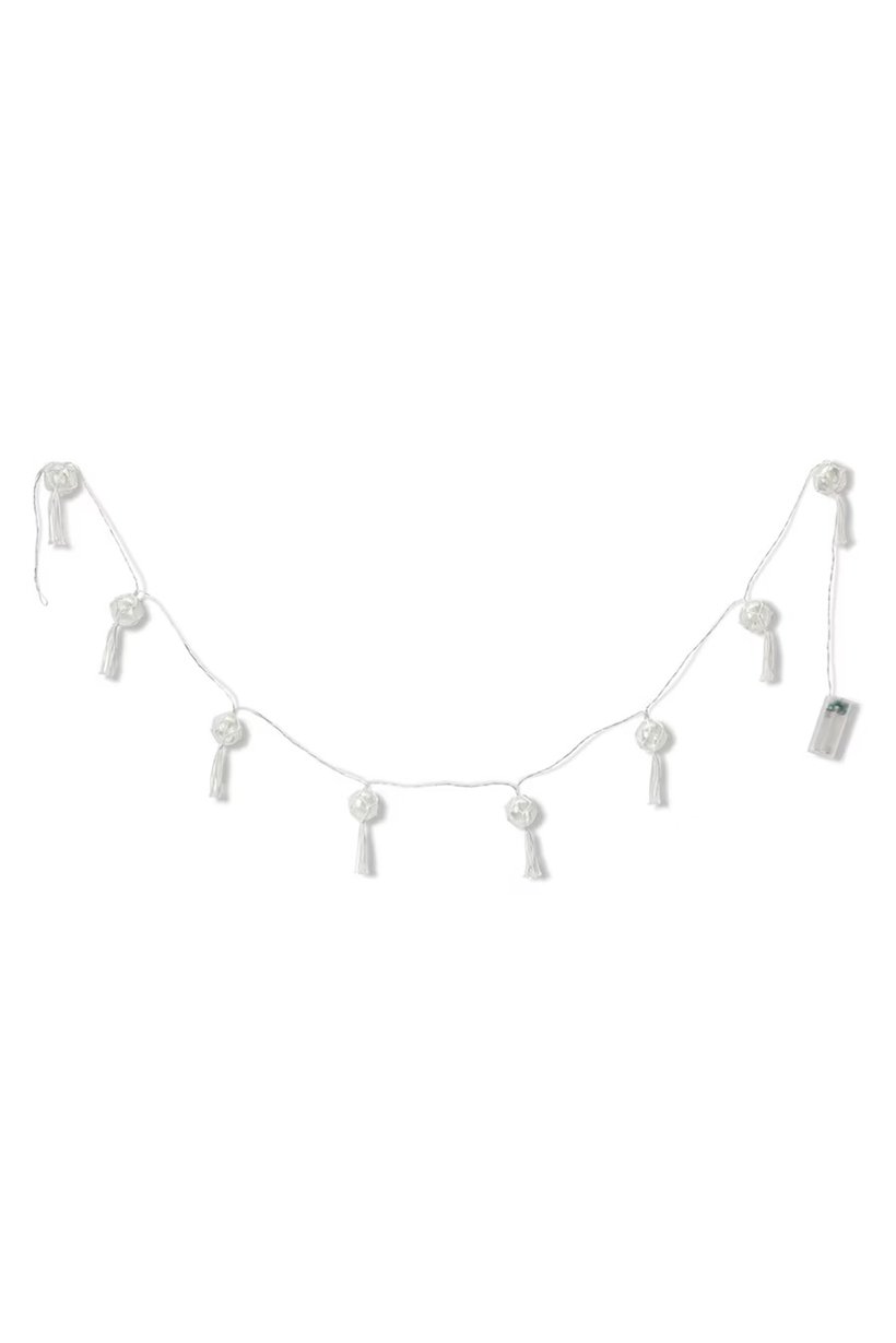 LED Light Chain With Balls, Transparent