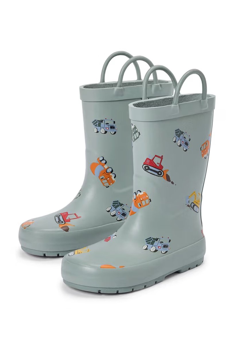 Toddlers Girl Slip On Rain Boots, Multicolor