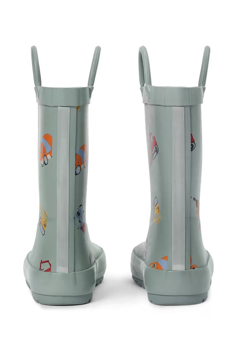 Toddlers Girl Slip On Rain Boots, Multicolor