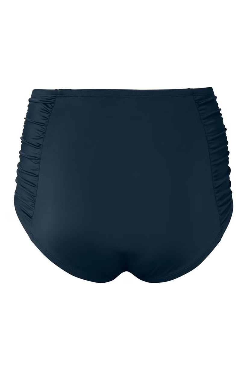 Women Solid Bikini Bottom, Navy