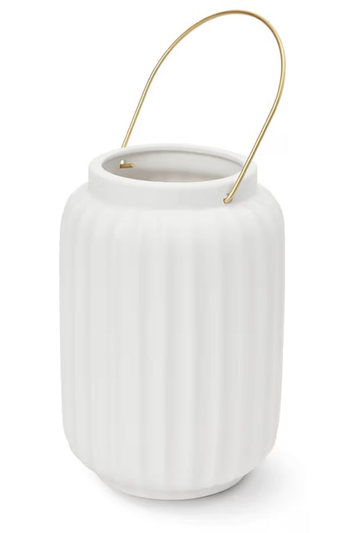 LED Lantern, Off White
