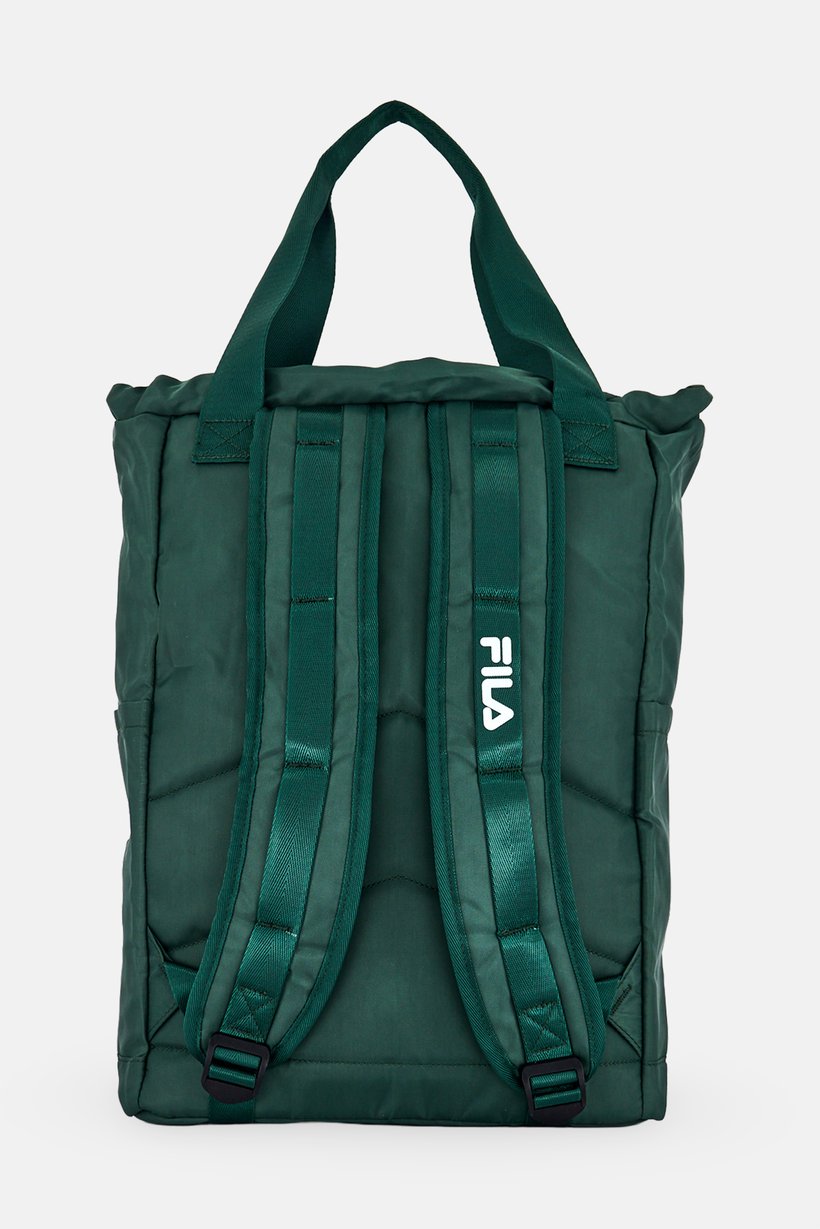 Men Brand Logo Backpack, Dark Green