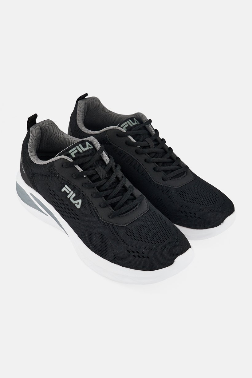 Men Lace Up Spectris Running Shoes, Black