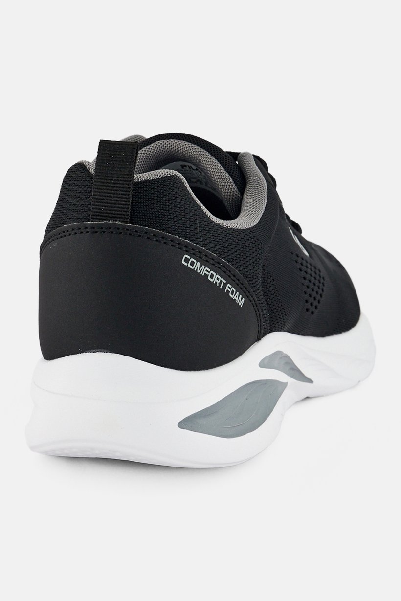 Men Lace Up Spectris Running Shoes, Black