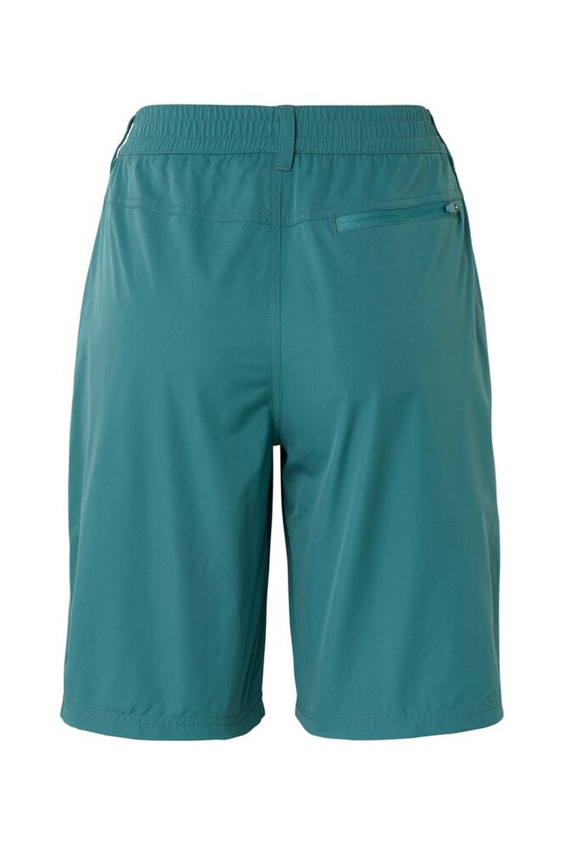 Women Regular Fit Plain Outdoor Shorts, Turquoise