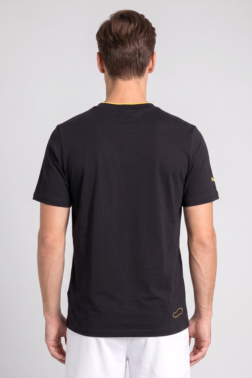 Men Sportswear Fit Short Sleeve Outdoor T-Shirt, Black