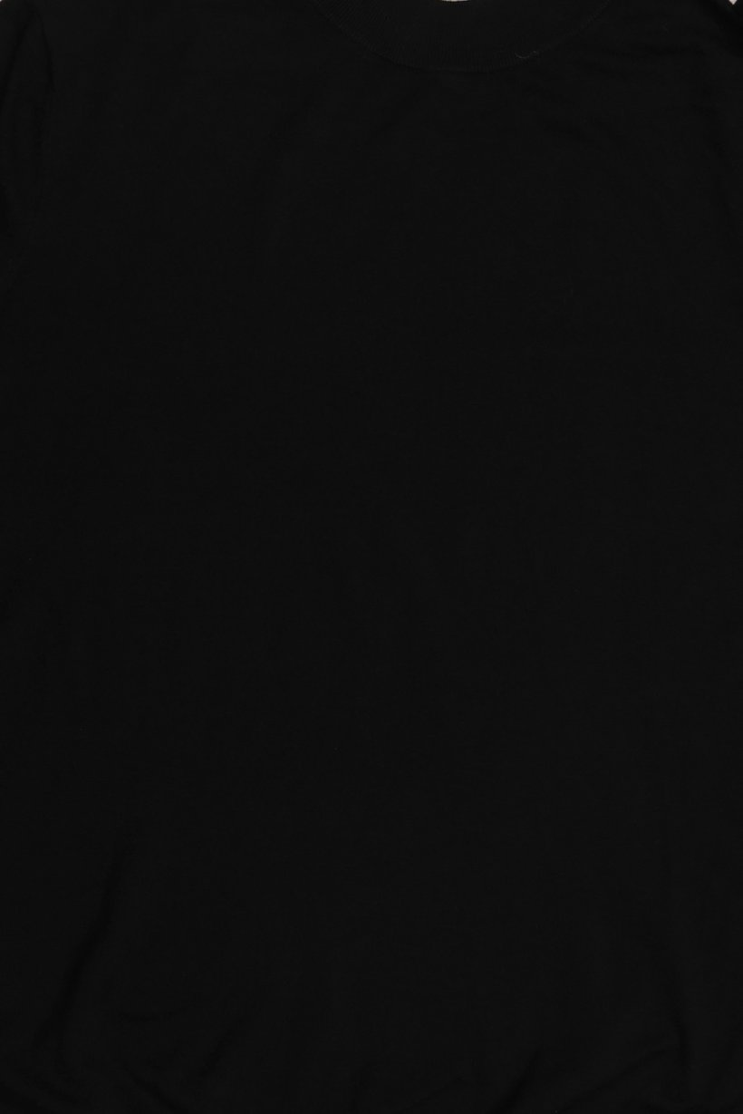 LYCRA Men Crew Neck Long Sleeve Knitted Sweater, Black