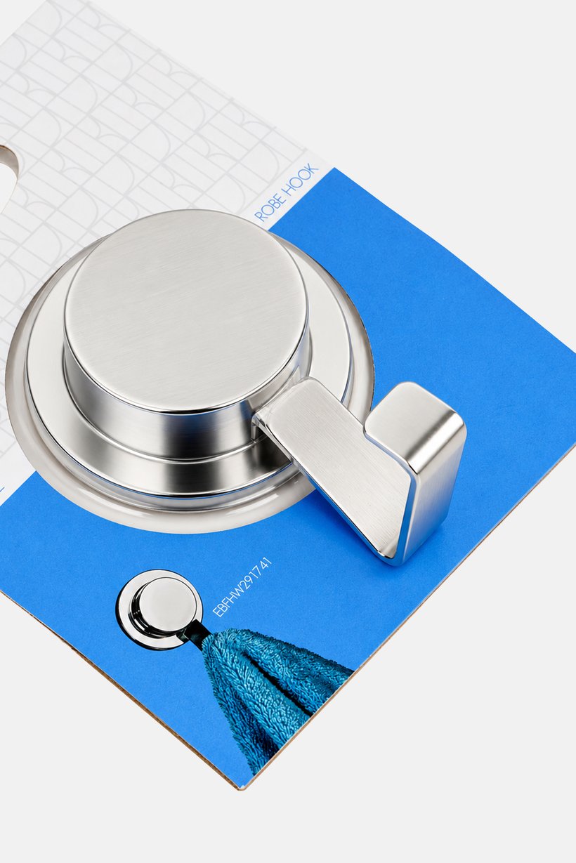 Robe Hook, Silver