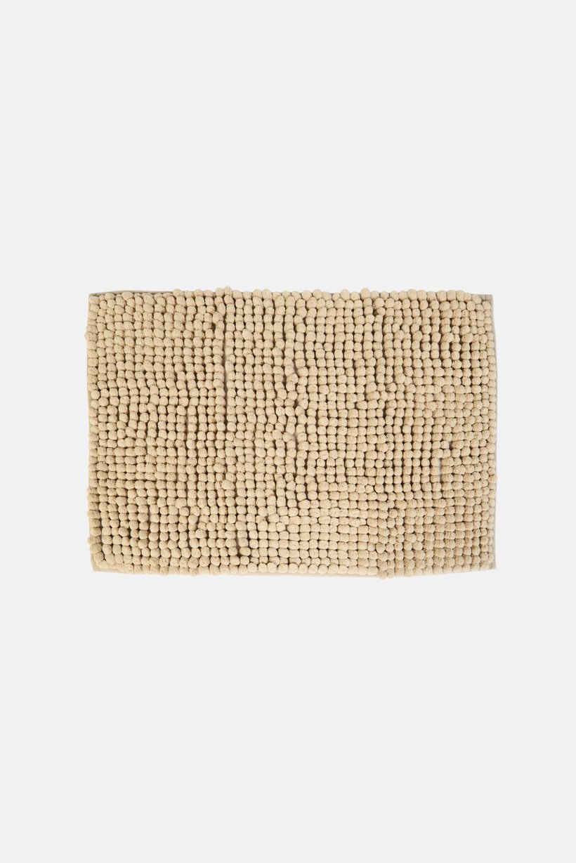 Microfiber Textured Bath Mat, Olive