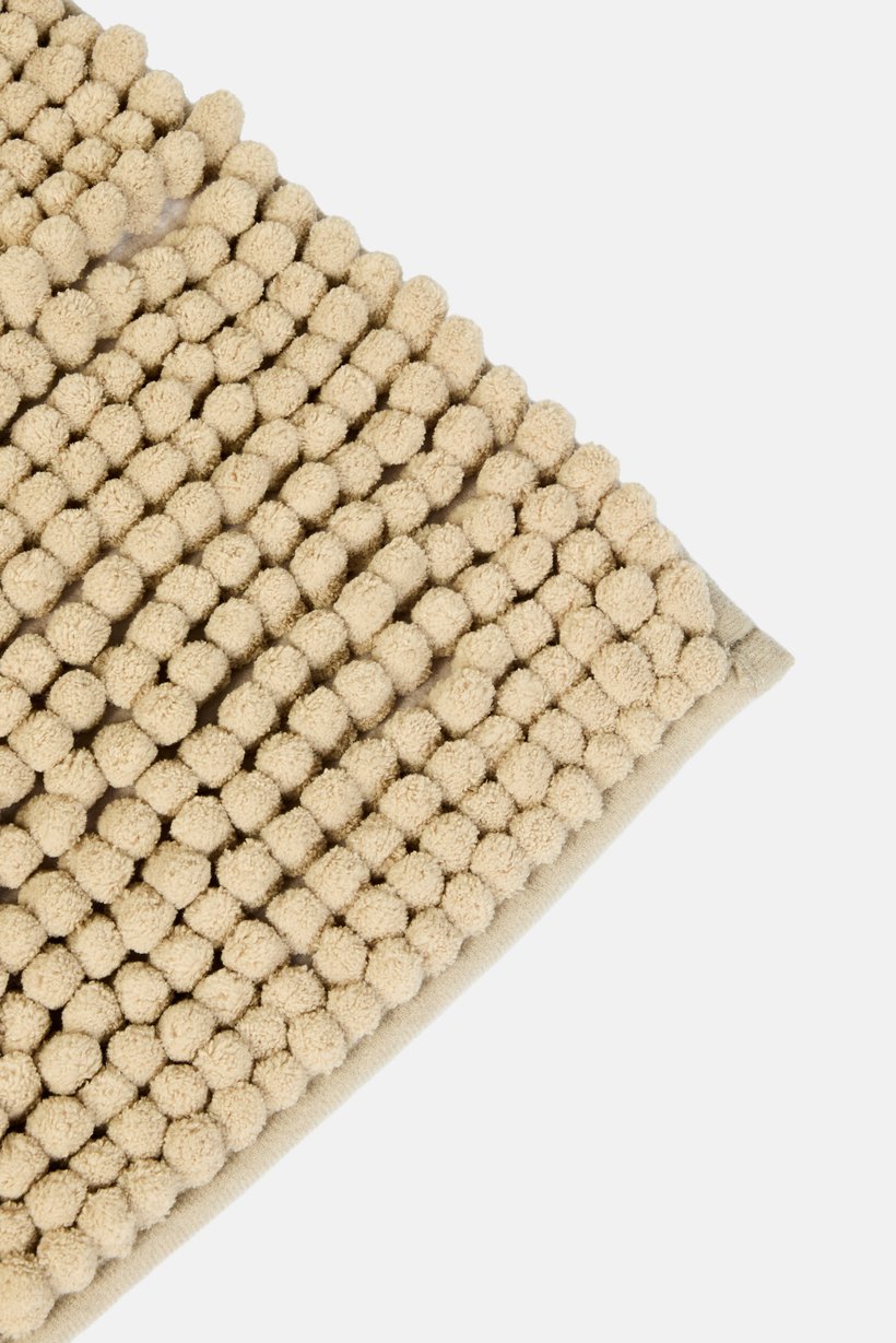 Microfiber Textured Bath Mat, Olive