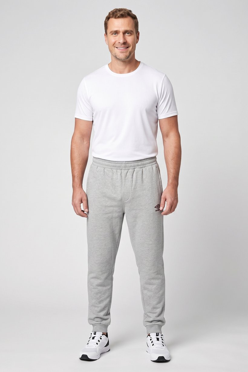 Men Sportswear Fit Outdoor Sweatpants, Grey