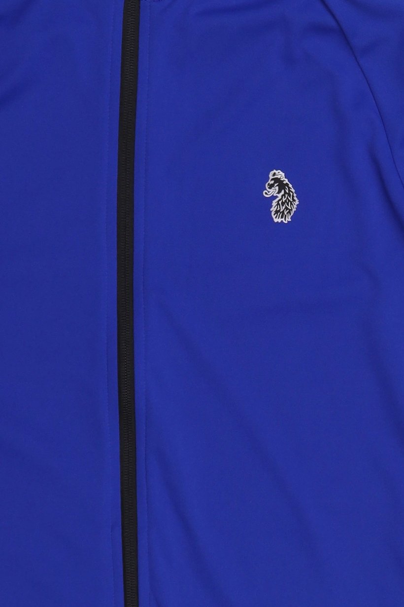 Men Sportswear Fit Long Sleeve Full Zip Training Hoodie, Blue