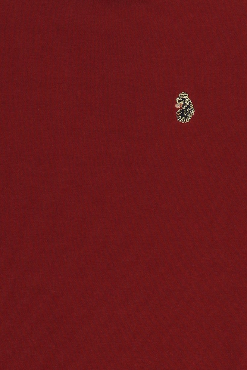 Men Sportswear Fit Long Sleeve Outdoor Sweatshirt, Maroon
