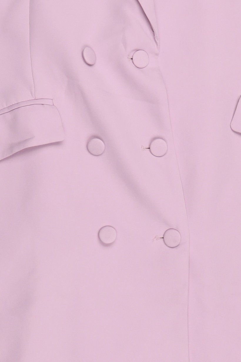 Women Solid Blazer Dress, Lilac