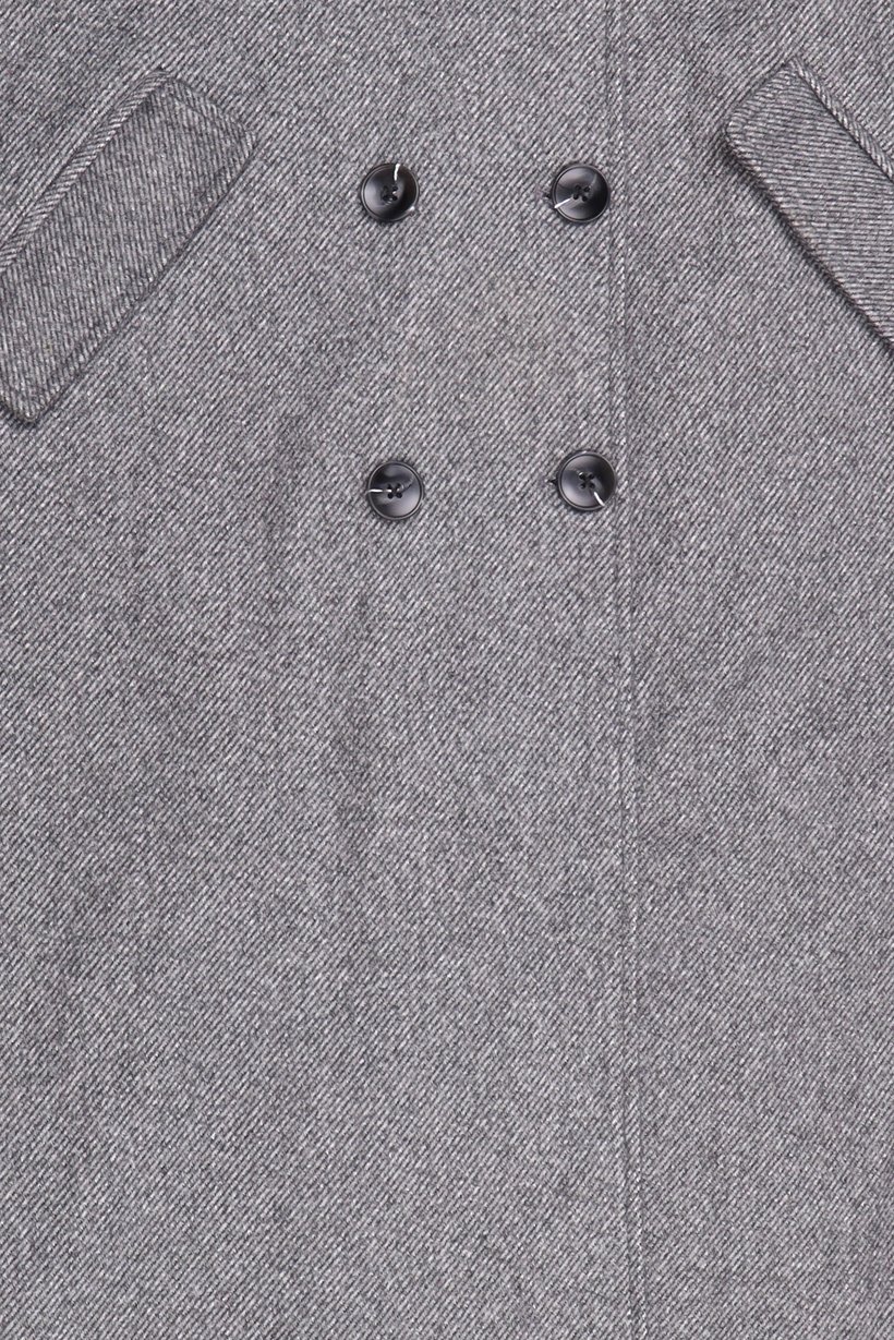 Women Textured Trench Coat, Grey